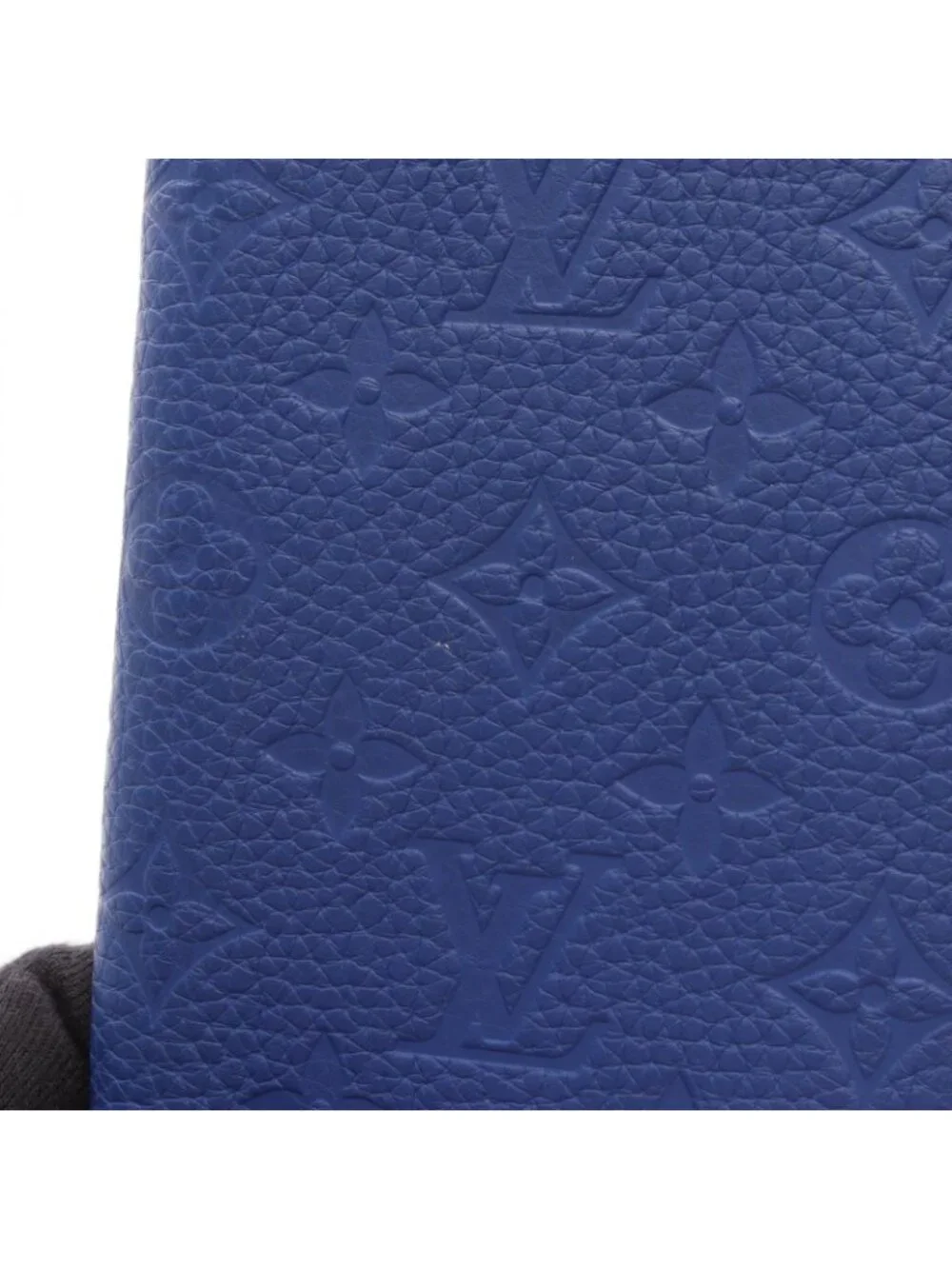 Louis Vuitton Round Long Wallet Zippy Long Vertical Matblue Neon Blue